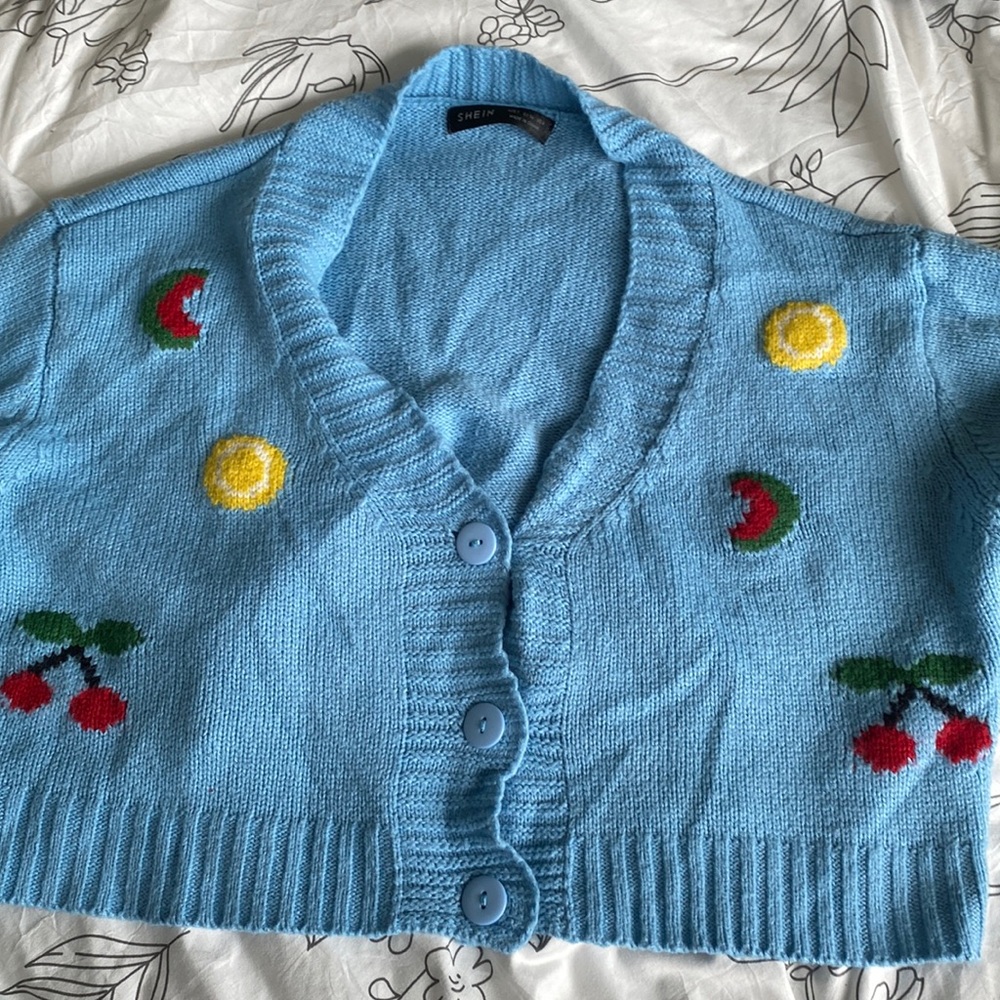 fruit cropped sweater